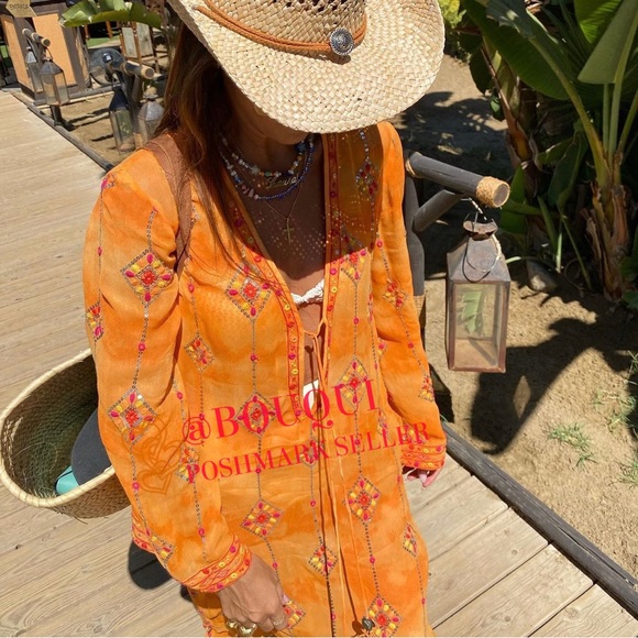 BLOGGERS FAV ZARA LIMITED EDITION ORANGE TUNIC DRESS - Picture 16 of 16